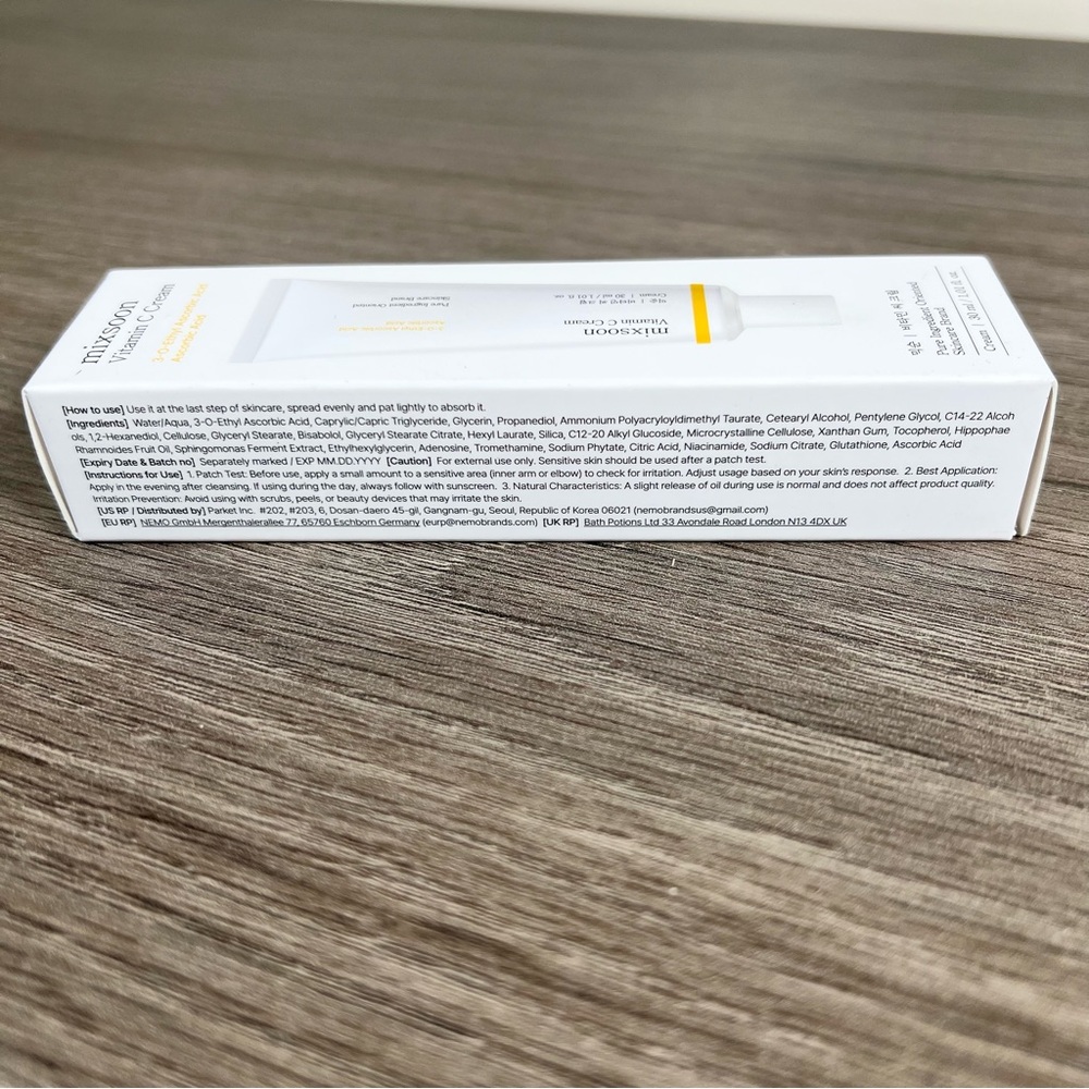 Korean Skincare Mixoon Vitamin C Cream - Picture 8 of 14